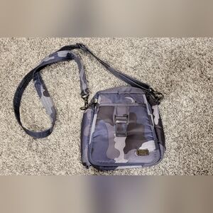 Lug Blue Camo Can Can Crossbody Bag